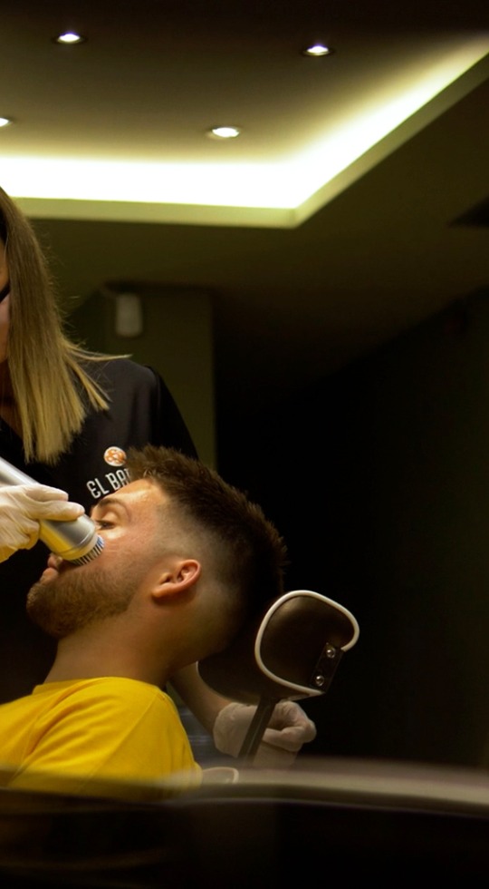 Fade cut el barber haircut