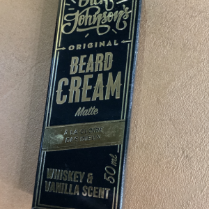 Beard cream whiskey vanilla scent